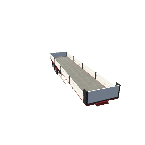 Semi-trailer drop-side BRT967 (chas TSP94)